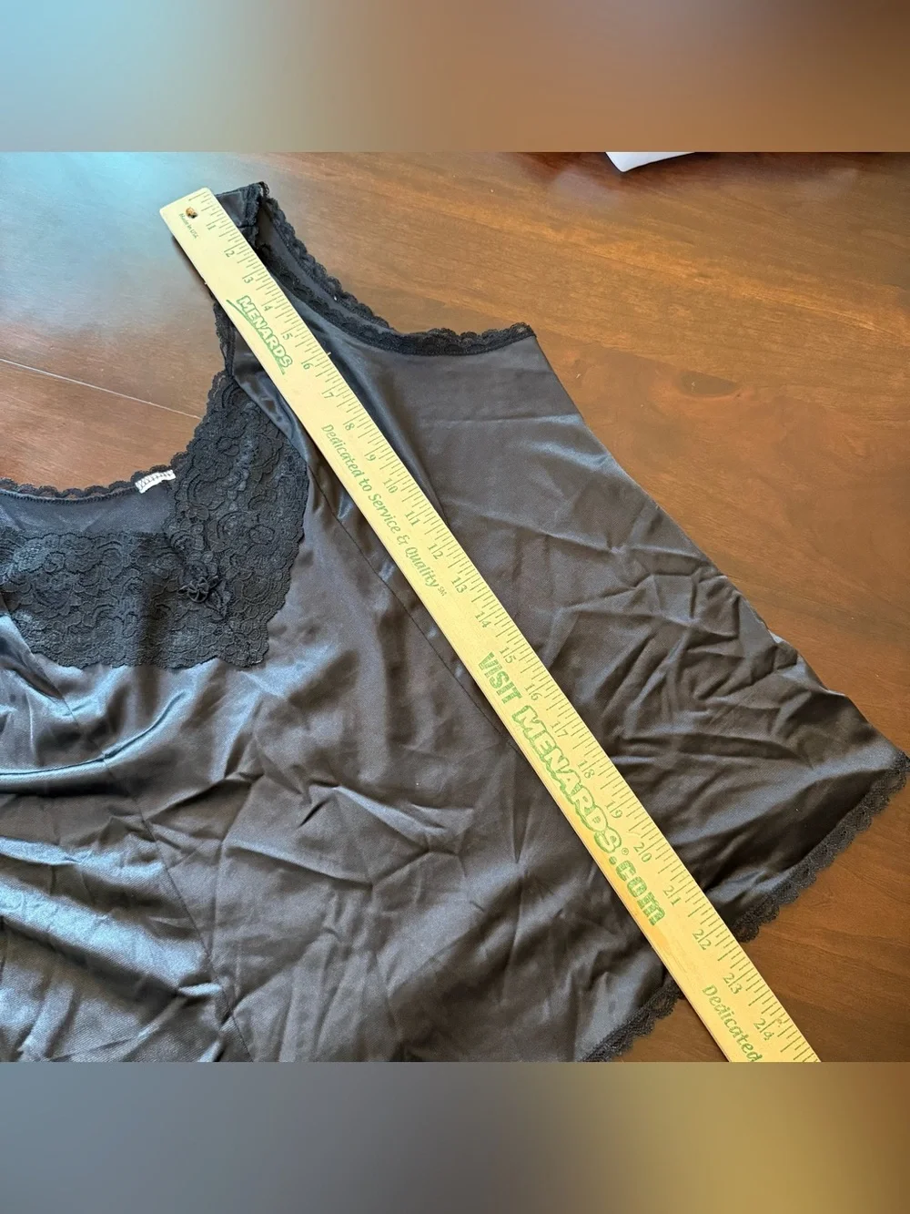 Vintage Black Lace Cami L/XL - Picture 5 of 5